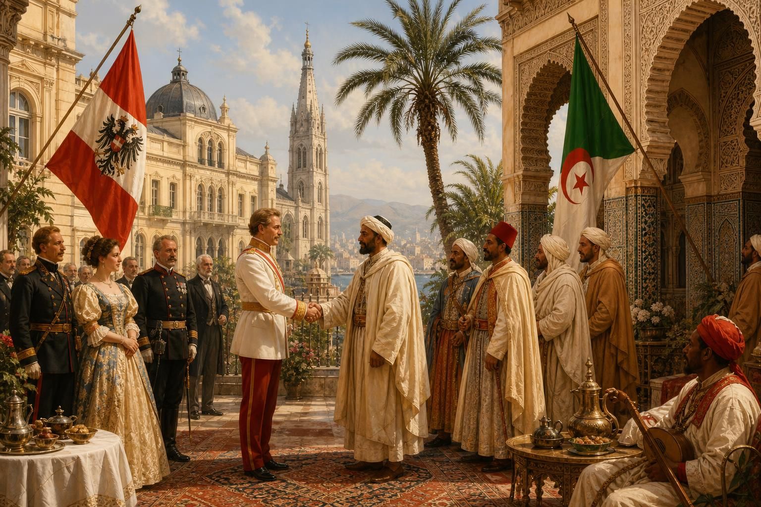 objevte jedinečný souboj kultur a tradic mezi alžírskem a rakouskem, který propojuje evropský a africký kontinent v nezapomenutelném setkání.
