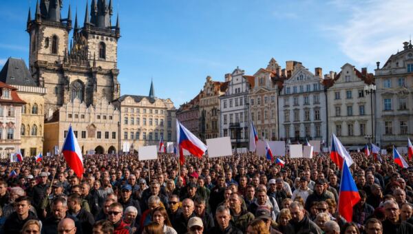 Tisíce Čechů protestují proti vládnímu plánu na zásadní změnu financování…