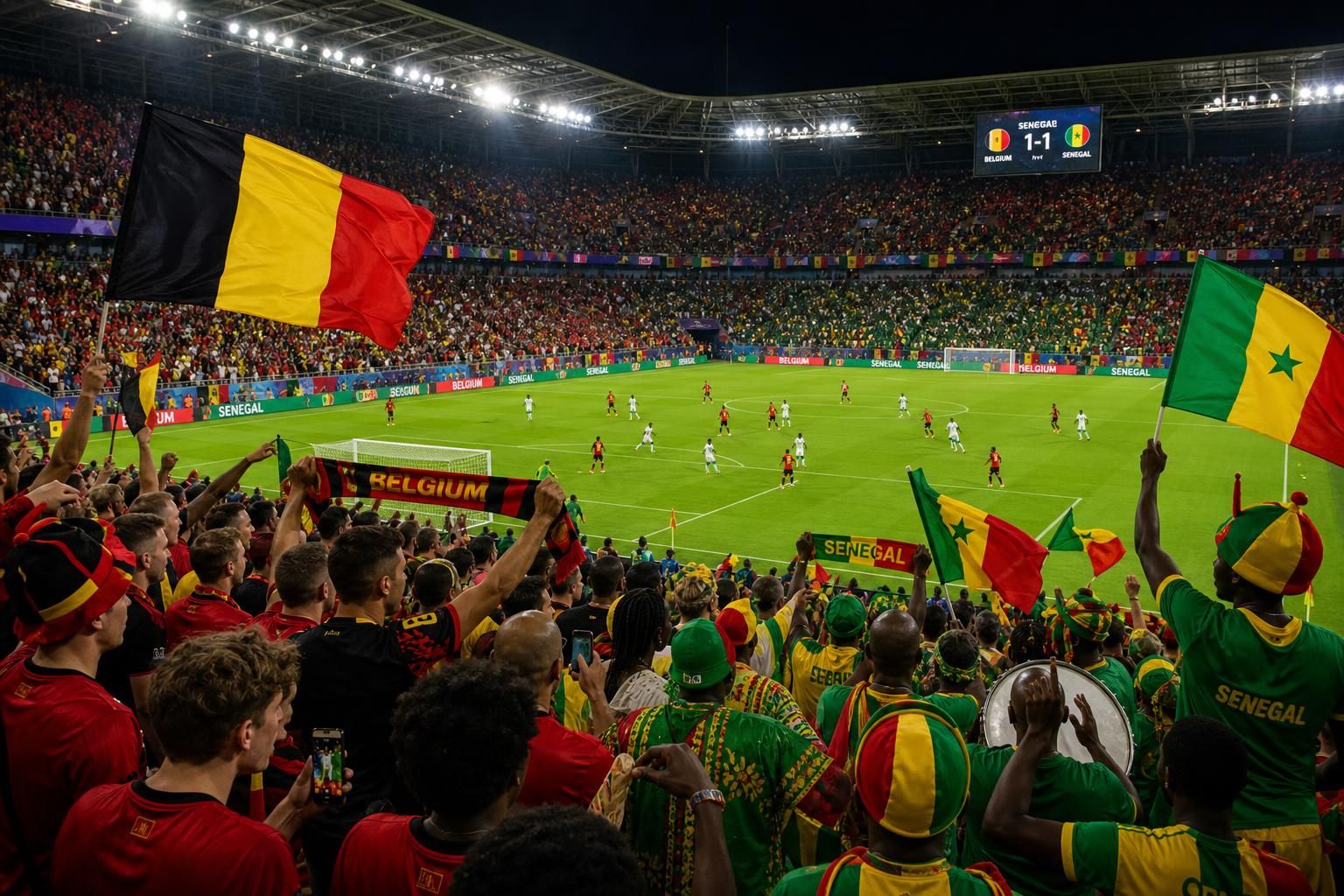 objevte vzrušující zápas mezi belgií a senegalem, kde se střetávají dvě kultury a nesmírná fotbalová vášeň, slibující nezapomenutelný sportovní zážitek.