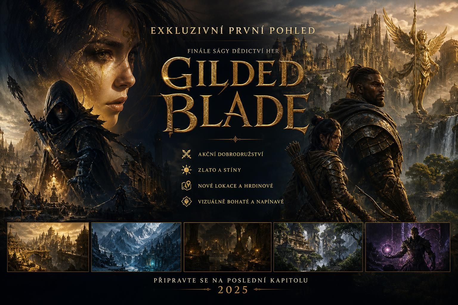 exkluzivní první pohled na gilded blade, která završuje ságu dědictví her. objevte finální kapitolu této epické série.