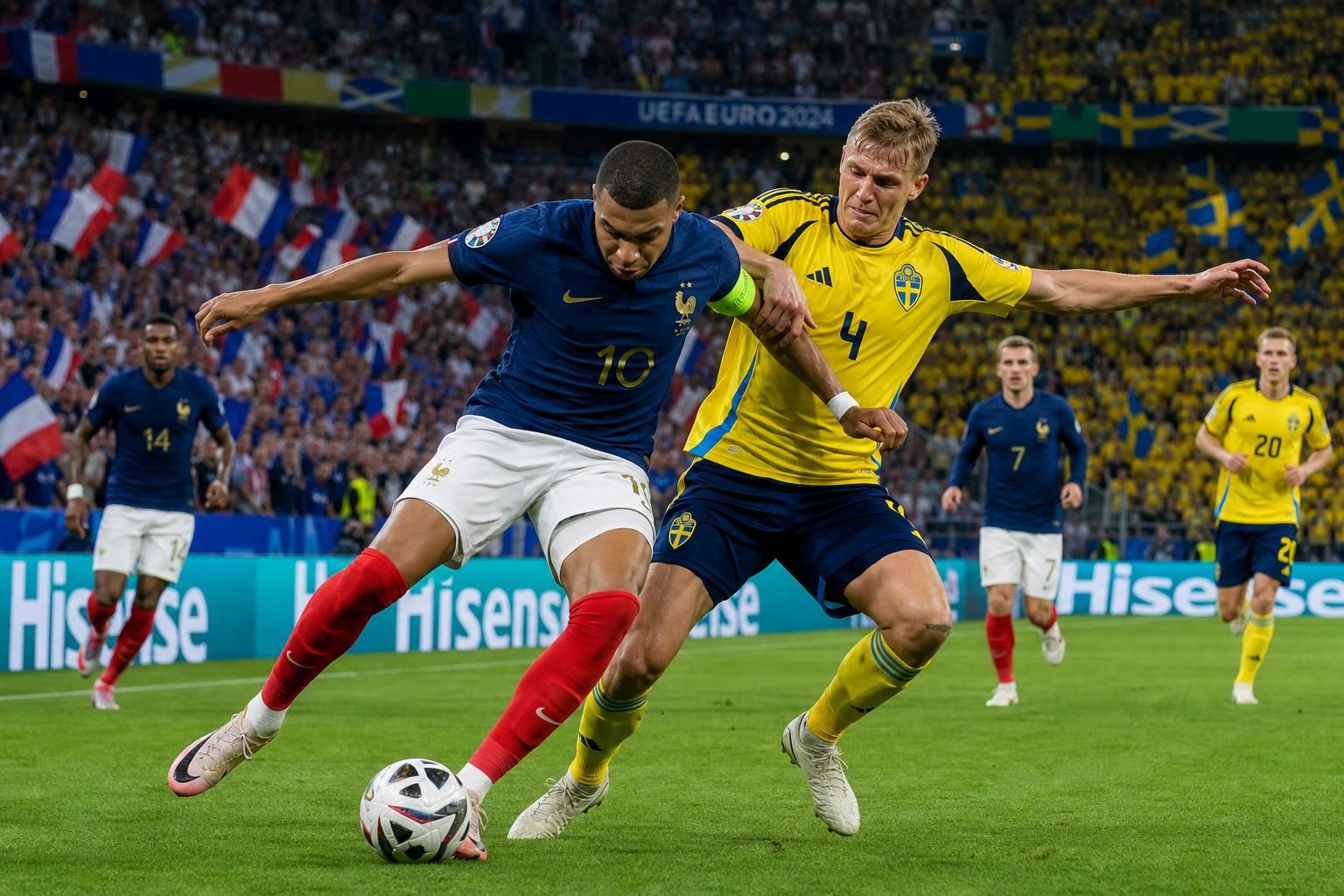 francie vs švédsko: souboj evropských velikánů – napínavý zápas plný emocí a dovedností, který rozhodne o suverénovi evropy.