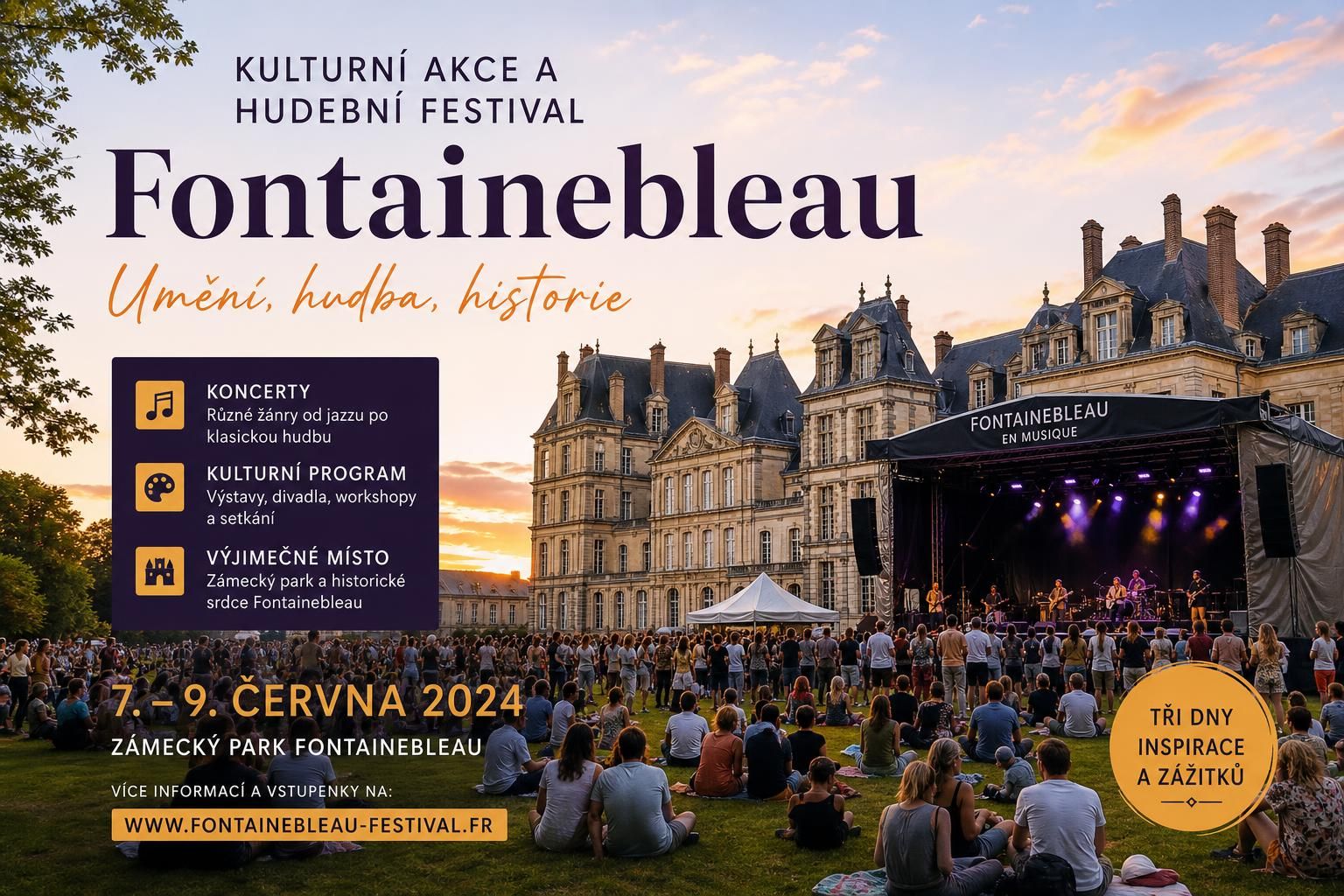 prozkoumejte kouzlo fontainebleau, historického centra francouzské elegance, a ponořte se do bohaté historie, nádherné architektury a okouzlujících přírodních scenérií.