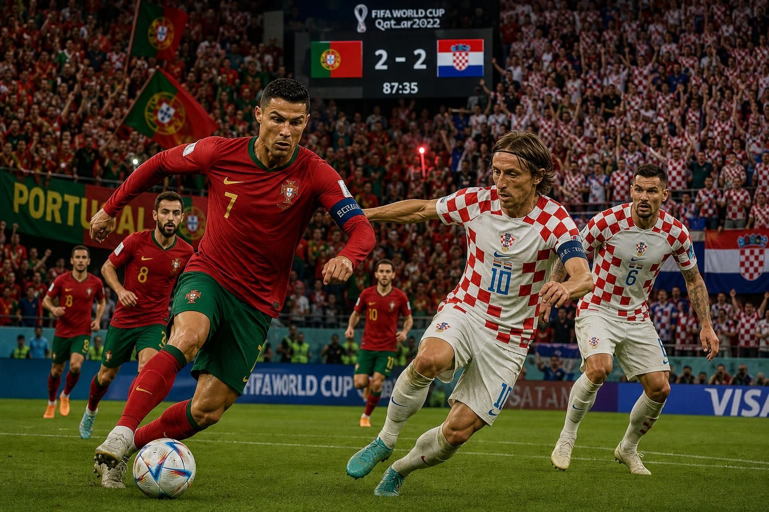 portugalsko a chorvatsko se utkávají v napínavém souboji evropských fotbalových gigantů. sledujte nejlepší momenty a analýzy tohoto vzrušujícího zápasu.