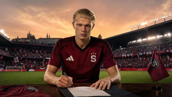 Sparta Praha získává Jonatana Brauta Brunese, bratrance Erlinga Haalanda, na dlouhodobý kontrakt