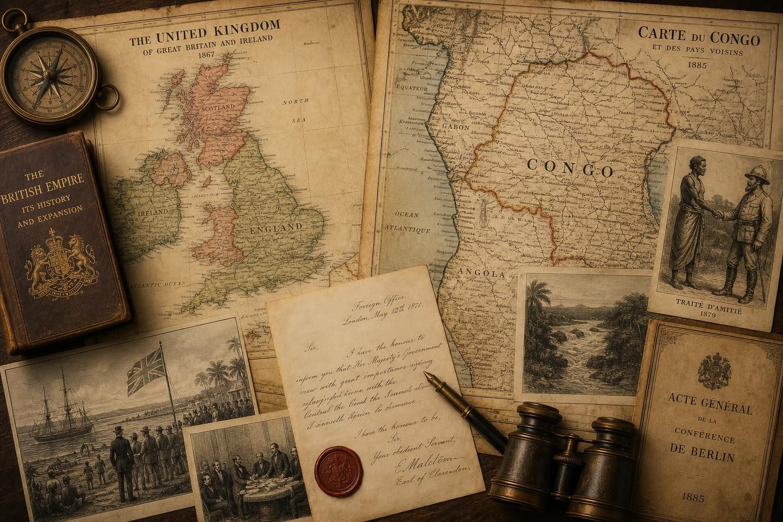 prozkoumejte historické vazby a současné vztahy mezi spojeným královstvím a kongem, včetně klíčových událostí a kulturní výměny.