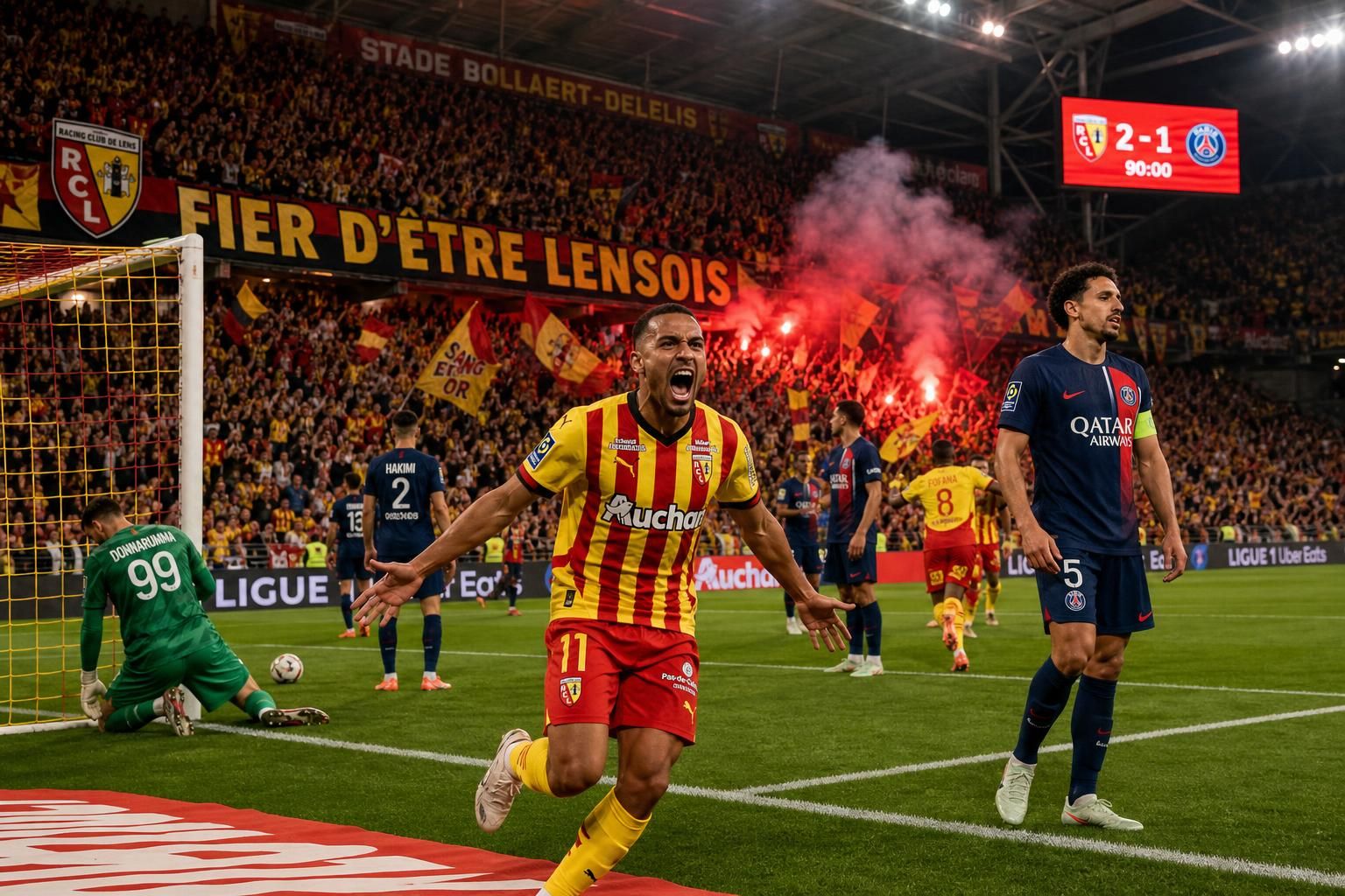 napínavý souboj gigantů francouzské ligue 1 mezi lens a psg, plný emocí, skvělých hráčů a nečekaných momentů. sledujte nejlepší francouzský fotbal v akci!