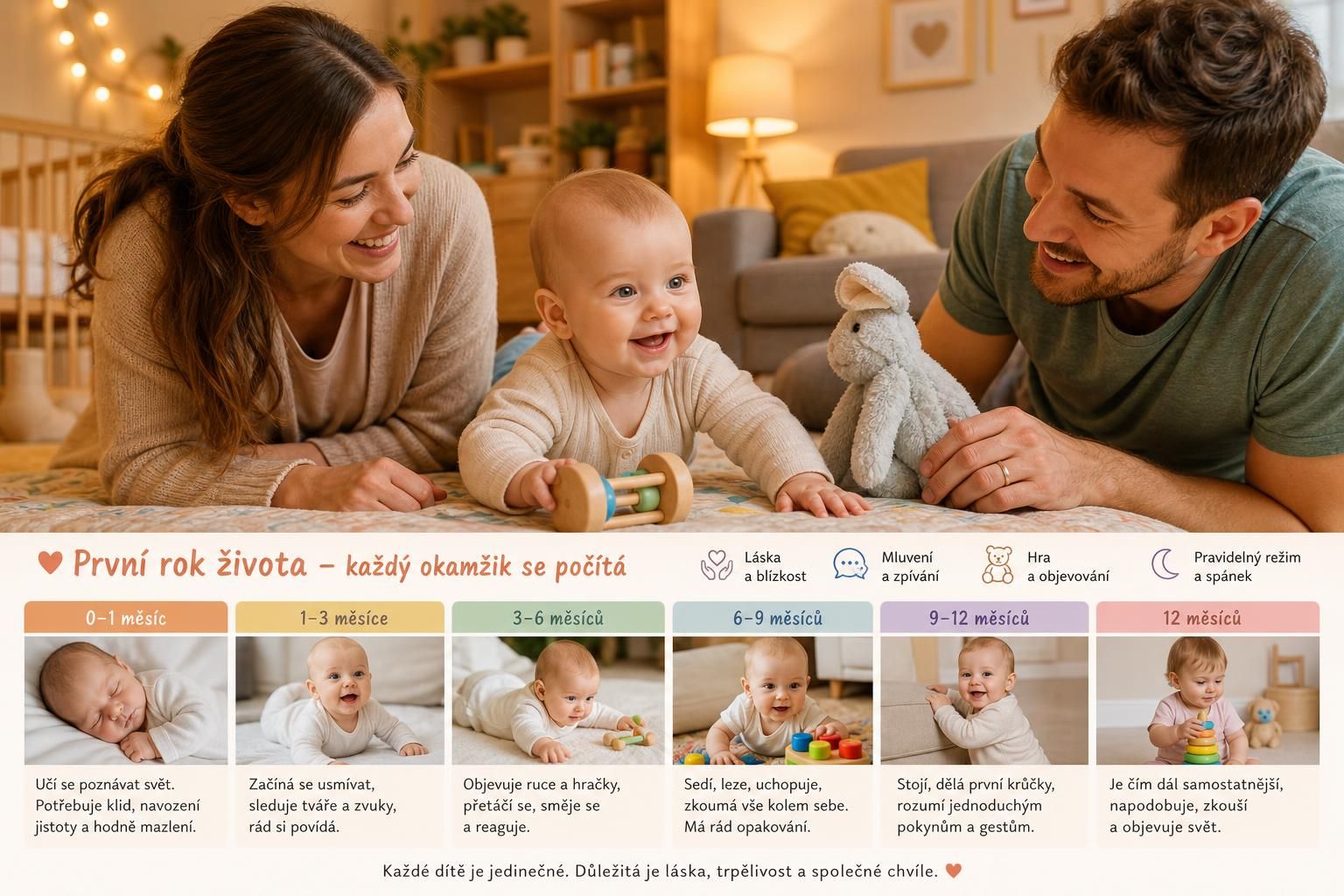 objevte vše, co potřebujete vědět o vývoji a péči o kojence s malým objevitelem. praktické rady a tipy pro rodiče i pečovatele.