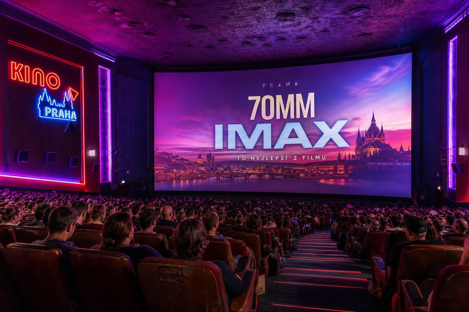 pražský vzácný 70mm imax film přitahuje tisíce diváků z celé evropy, kteří přicházejí na nolanovu epickou ‚odysseu‘ za jedinečný zážitek.