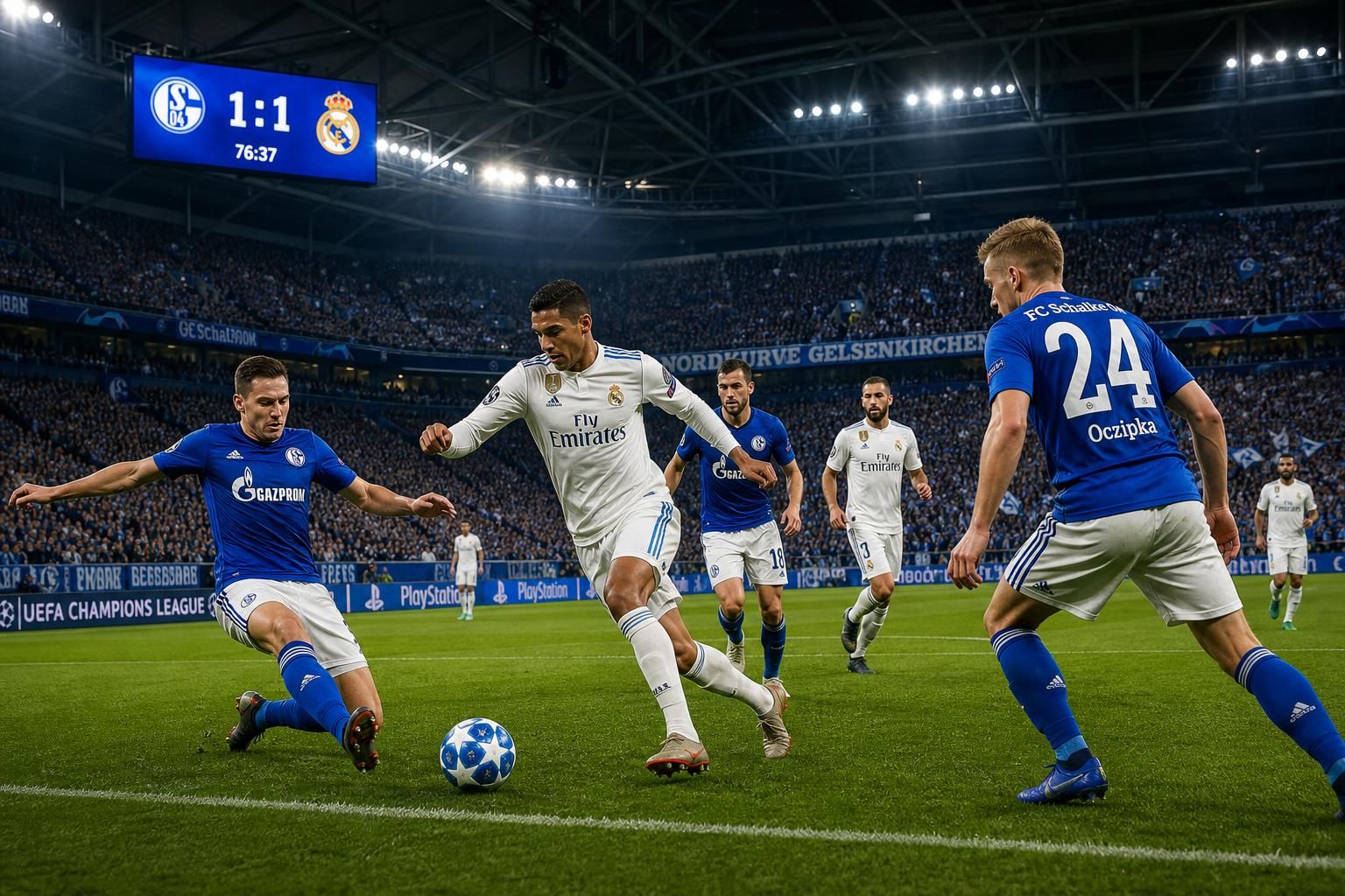 napínavý zápas mezi schalke a real madrid v souboji titánů na špičkové úrovni fotbalu. sledujte nejlepší momenty a analýzy této prestižní bitvy.