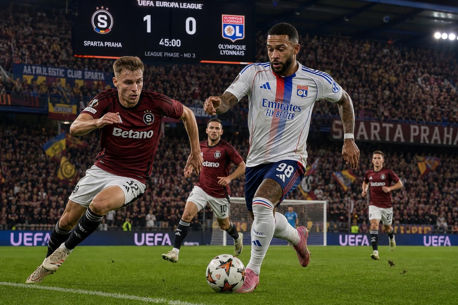 sledujte online zápas uefa mezi sparta praha a lyonem. připravili jsme sestavy, živý přenos a vše potřebné informace, kde a jak sledovat utkání.