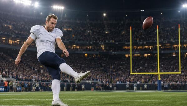 Anglický kanonýr Harry Kane pokukuje po kariéře kickera v NFL