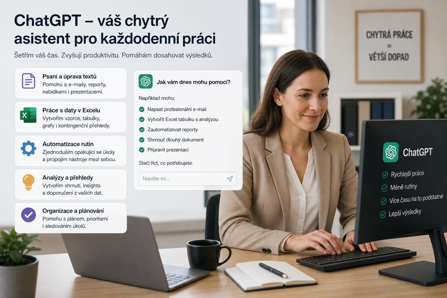 objevte chatgpt, váš inteligentní virtuální asistent, který vám pomáhá s každodenními úkoly, odpovídá na dotazy a zjednodušuje komunikaci.