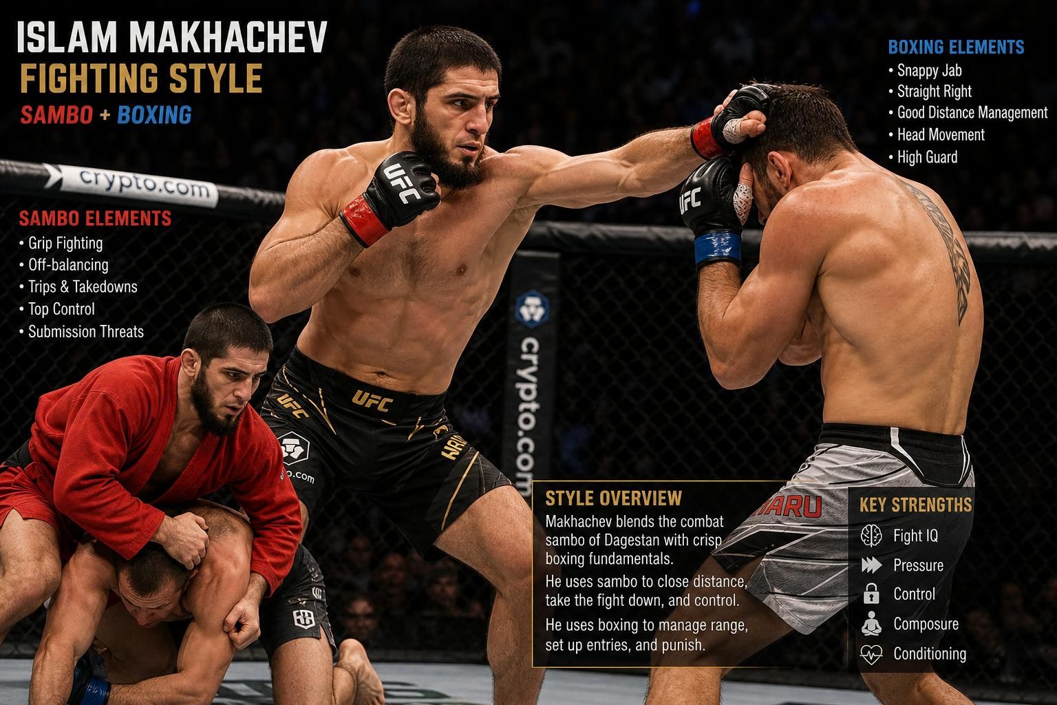 objevte cestu islama machačeva od začátků až po špičku mma světa a sledujte růst fenomenálního bojovníka plného odhodlání a síly.