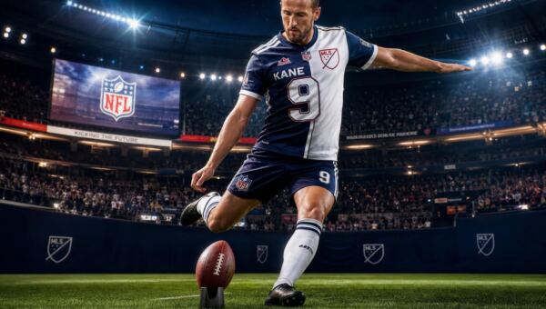 Kapitan Anglie Harry Kane plánuje spojit angažmá v MLS s rolí kickerem v NFL