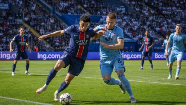 Napínavý souboj: Paris SG versus Slovan Bratislava v akci