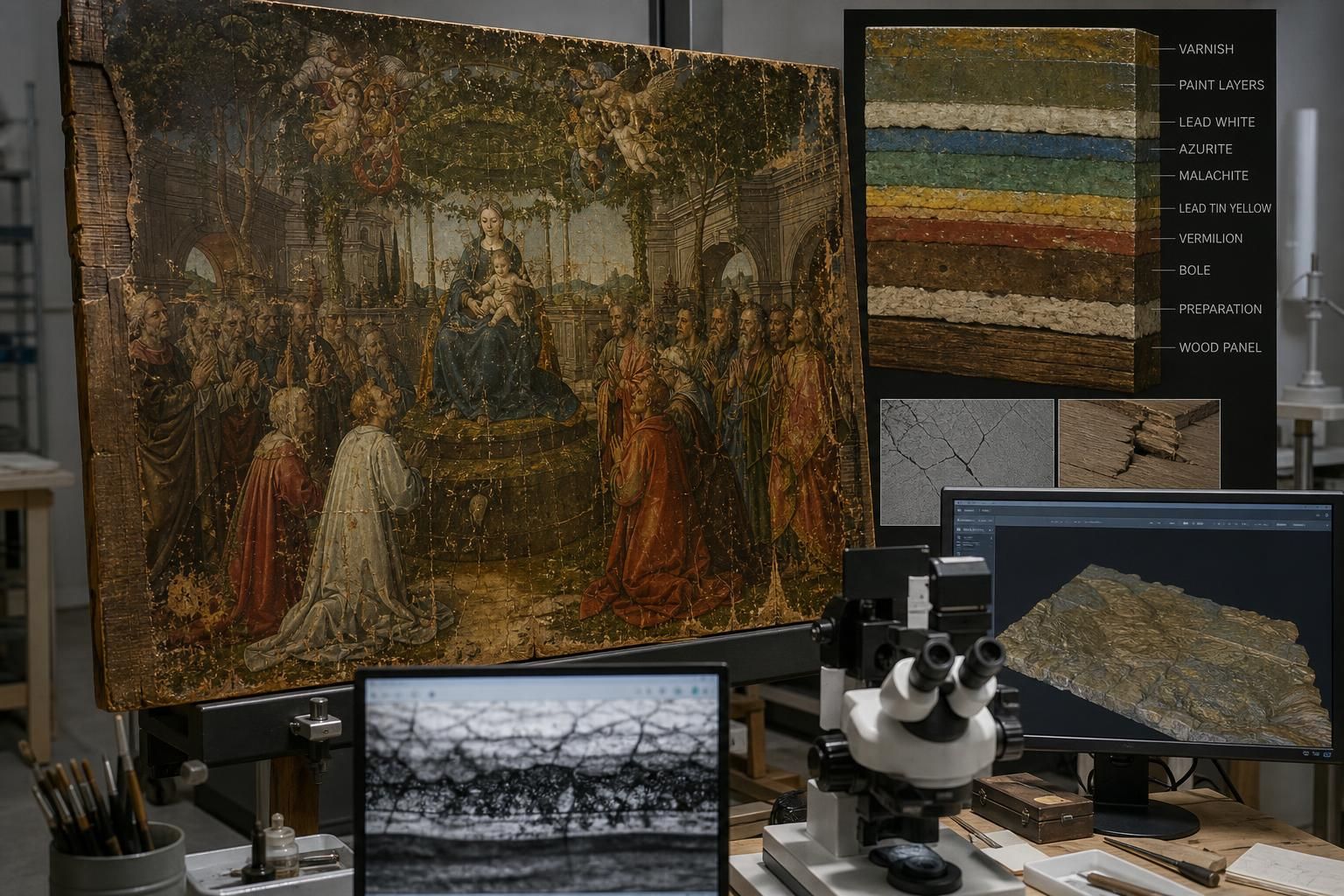 opotřebené mistrovské dílo albrechta dürera podstoupí pět let trvající renovaci, která obnoví jeho původní krásu a zachová ho pro budoucí generace.