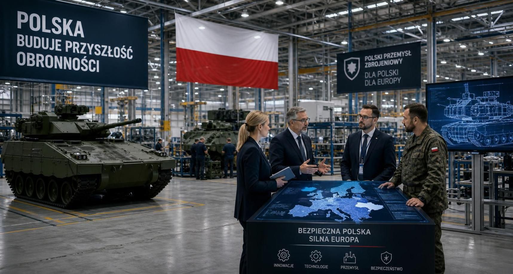 polsko posiluje domácí výrobu obranné techniky při vytváření největší evropské kapacity v tomto sektoru, čímž zvyšuje svou bezpečnost a technologickou soběstačnost.