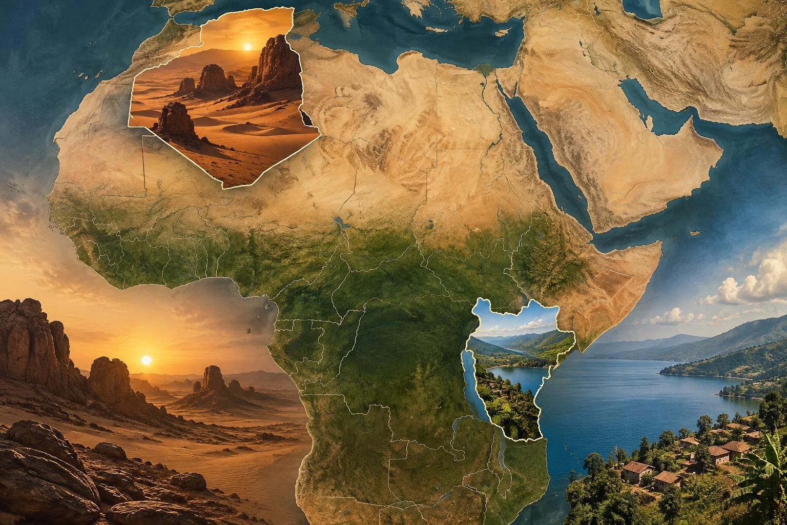 poznejte burundi a alžírsko – dva africké státy s odlišnou historií, kulturou, tradicemi i krajinou.