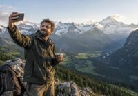 Putování Alpami: káva, cigarety a selfie